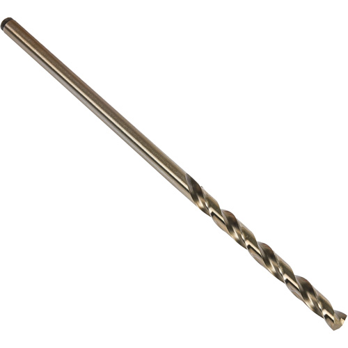 Extra Length Aircraft Extension Drill Bit, #3, High Speed Cobalt, 2-1/2" Flute, 135° Point Action Paper
