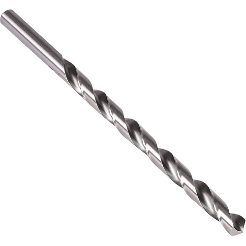 General Purpose Extra Length Drill Bit, 3/8", High Speed Steel, 11" Flute, 118° Point Action Paper