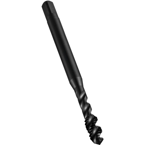 Spiral Flute Tap, High Speed Cobalt, M4x0.7 Thread, 2-1/8" L Action Paper