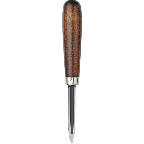 Triangular Scraper, Steel Blade, Wood Handle Action Paper