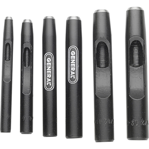 Jeu de poinçons creux en acier, 6 morcea Action Paper