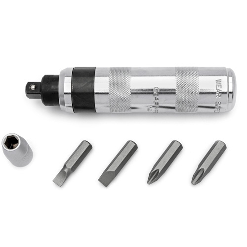 Jeu de tournevis &agrave; chocs 6 mcx Action Paper