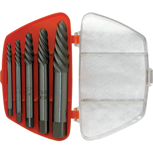 Jeu d'extracteurs en spirale ISE-5 5 mcx, Chrome molybdenum Action Paper