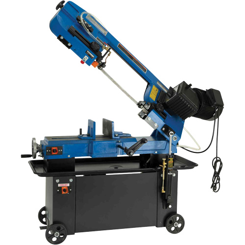 JHVG-712 Metal Bandsaw, Horizontal, 7" Round and 7" x 12" Rectangular Cutting Capacity Action Paper