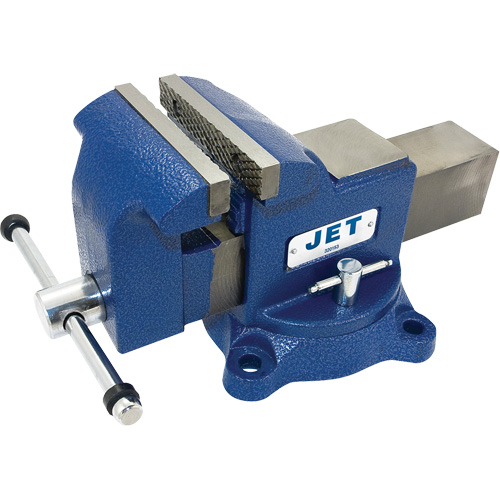 JSV-6HD Heavy-Duty Vise with 6" Swivel Base, 4" Jaw Width, 4" Throat Depth Action Paper