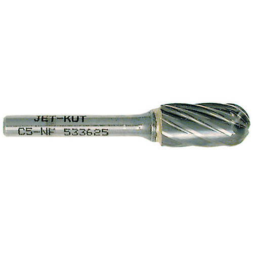 Fraise &agrave; bout sph&eacute;rique pour aluminium et mat&eacute;riaux non ferreux C5-NF JET-KUT, 1/2" dia. Action Paper