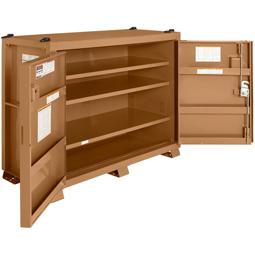 Monster Box Cabinet, Steel, 52 Cubic Feet, Beige Action Paper