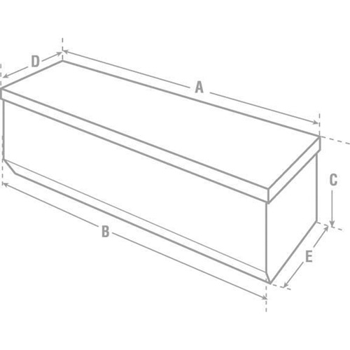 Heavy-Duty Truck Chest, 20-1/4" x 58-1/2" x 19", Steel, Beige/Black/Blue/Brown/Green/Grey/Orange/Red/Silver/Tan/Yellow Action Paper