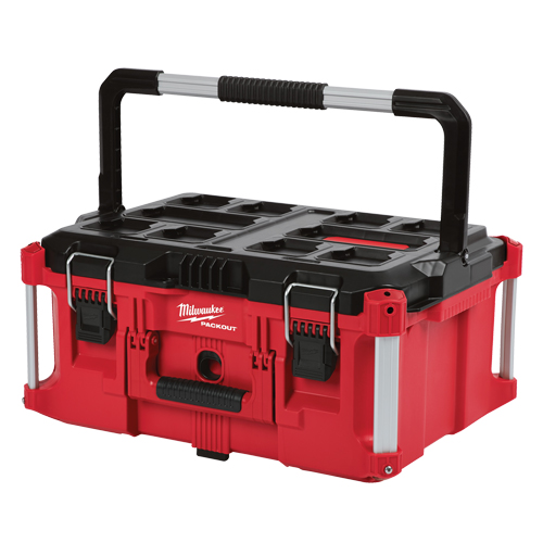 Grande boîte &agrave; outils Packout, 22" x 16" x 11", Noir/Rouge Action Paper