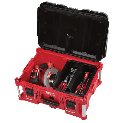 Grande boîte &agrave; outils Packout, 22" x 16" x 11", Noir/Rouge Action Paper