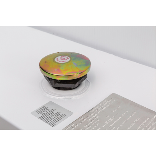 Steel Fuel Transfer Tank, Steel, 50 gal. Capacity, White Action Paper