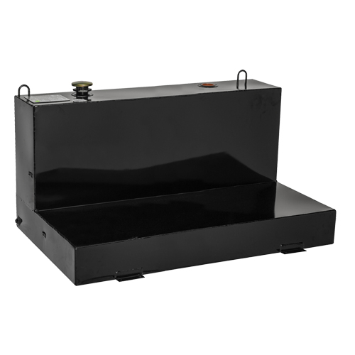 Steel Fuel Transfer Tank, Steel, 100 Gal. Capacity, Black Action Paper