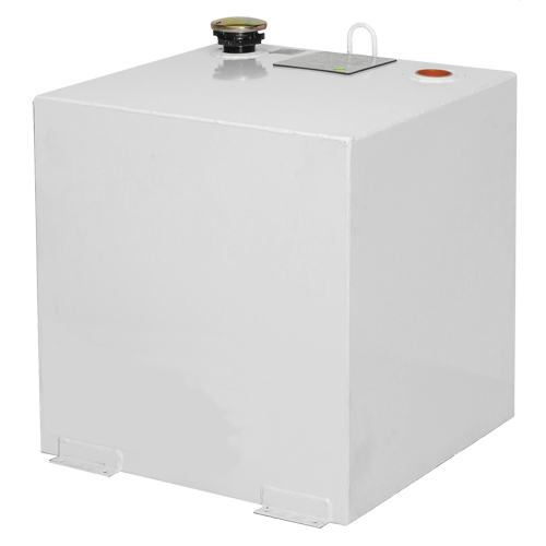 Steel Fuel Transfer Tank, Steel, 50 gal. Capacity, White Action Paper