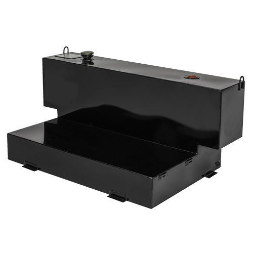 Steel Fuel Transfer Tank, Steel, 100 Gal. Capacity, Black Action Paper