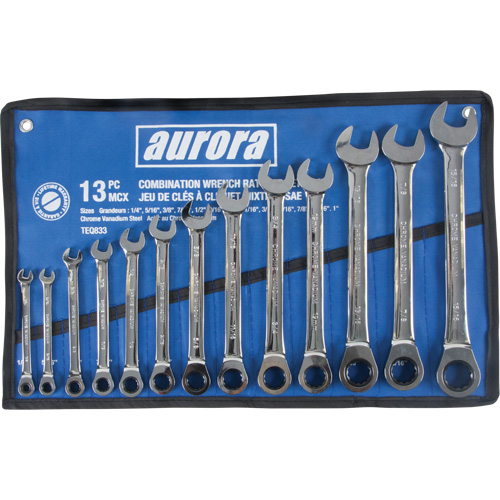 Fixed Head Wrench Set, 13 Pieces, Imperial Action Paper