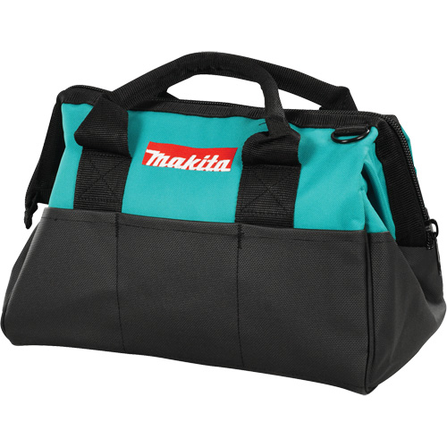 Tool Bag, Nylon, 1 Pockets, Black/Blue Action Paper