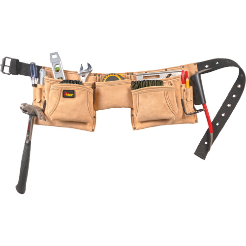 Constructor's Tool Belt, Leather, Tan Action Paper