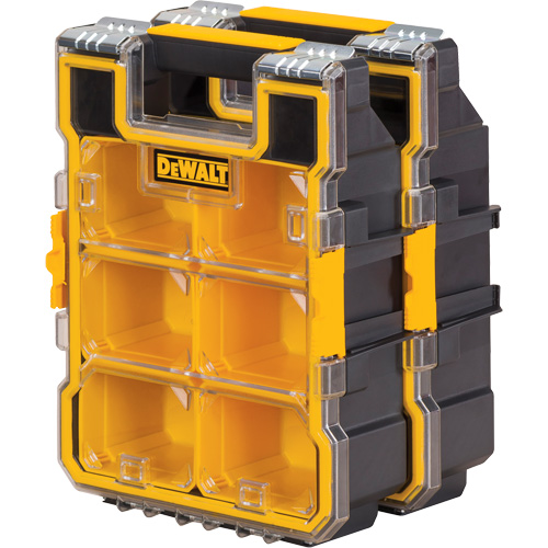 Mid-Size Pro Organizer, 4-1/2" W x 10-1/4" D x 13-3/5" H, Black/Yellow Action Paper