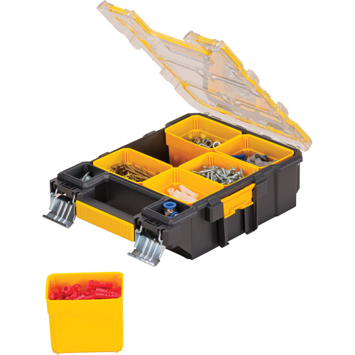 Mid-Size Pro Organizer, 4-1/2" W x 10-1/4" D x 13-3/5" H, Black/Yellow Action Paper