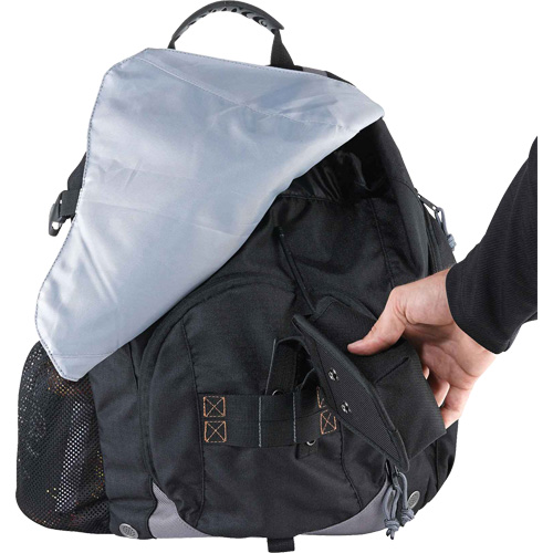 Sac &agrave; dos pour outils 5143 Arsenal, 15" lo x 8" la, Noir, Polyester Action Paper