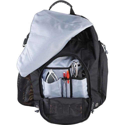 Sac &agrave; dos pour outils 5143 Arsenal, 15" lo x 8" la, Noir, Polyester Action Paper