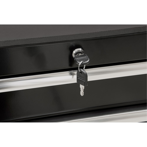 Heavy-Duty Tool Cart, 7 Drawers, 28" W x 22" D x 42-3/8" H, Black Action Paper