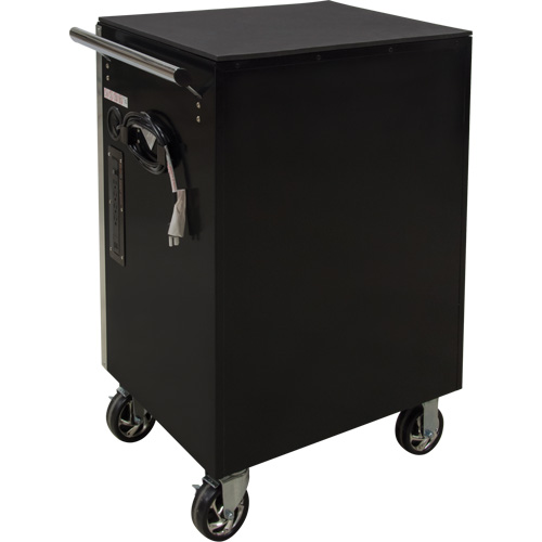 Heavy-Duty Tool Cart, 7 Drawers, 28" W x 22" D x 42-3/8" H, Black Action Paper