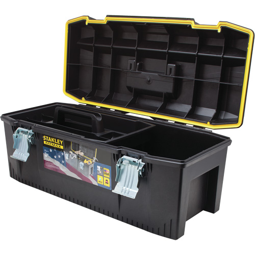 FatMax&reg; Structural Foam Tool Box, 28" W x 12-1/2" D x 11" H, Black/Yellow Action Paper
