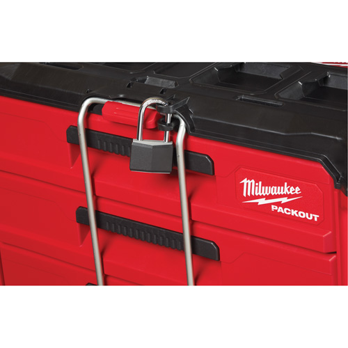 Packout 2-Drawer Tool Box, 16-1/3" x 14-1/3" x 22-1/5", Red Action Paper