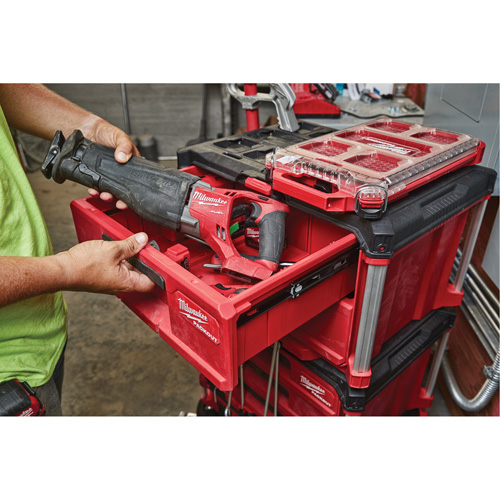 Packout 2-Drawer Tool Box, 16-1/3" x 14-1/3" x 22-1/5", Red Action Paper