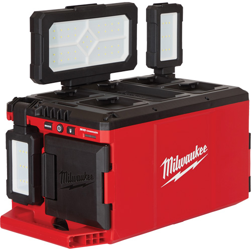 M18 Packout Light/Charger, LED, 3000 Lumens Action Paper