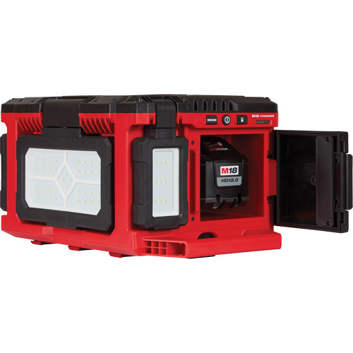 M18 Packout Light/Charger, LED, 3000 Lumens Action Paper