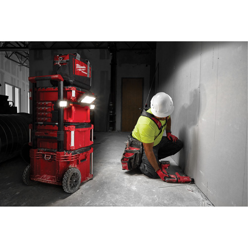 M18 Packout Light/Charger, LED, 3000 Lumens Action Paper