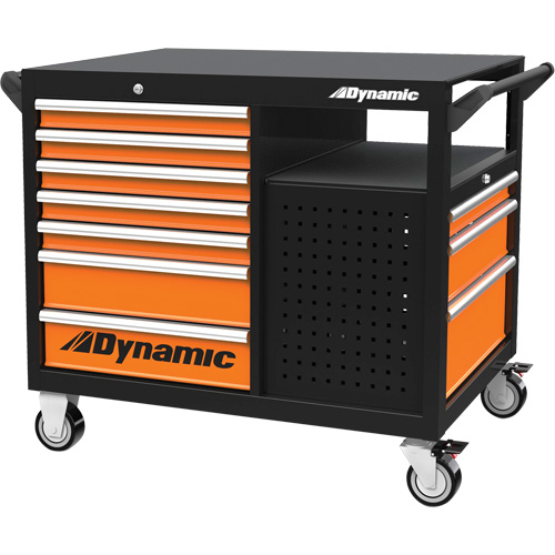 industrial Cart, 2 Tiers, 45" x 40" x 28-3/4" Action Paper