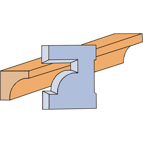 Cove Moulding Cutter Set Action Paper