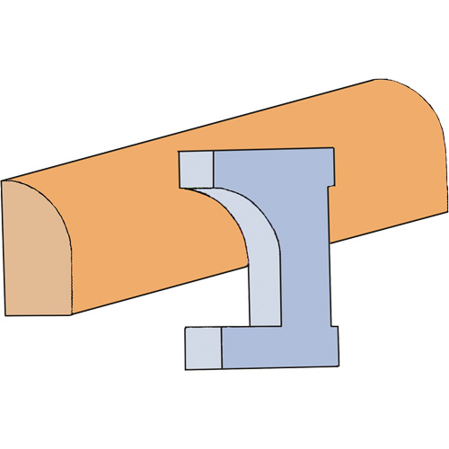Stop Moulding Cutter Set Action Paper