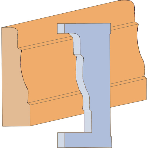 Large Casing Moulding Cutter Set Action Paper