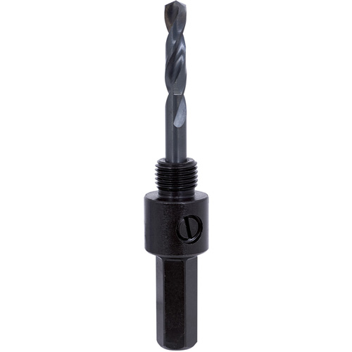 Hex Holesaw Arbor, 9/16" - 1-3/16", 7/16" Shank Action Paper