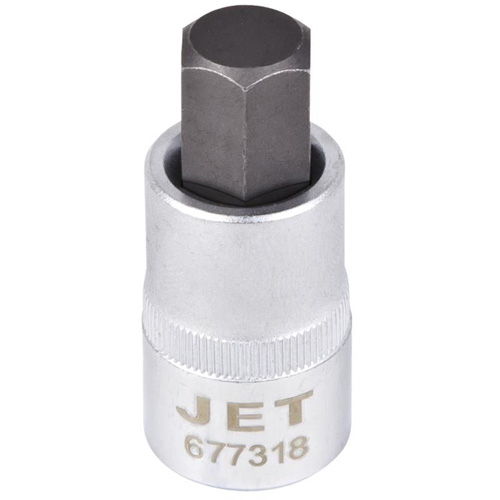 SAE Bit Socket, Hex, 5/8" x 2" L, 1/2" Drive Action Paper