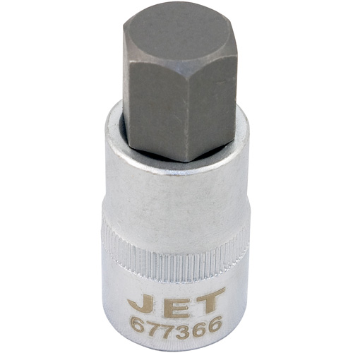Bit Socket, Hex, 16 mm x 2" L, 1/2" Drive Action Paper