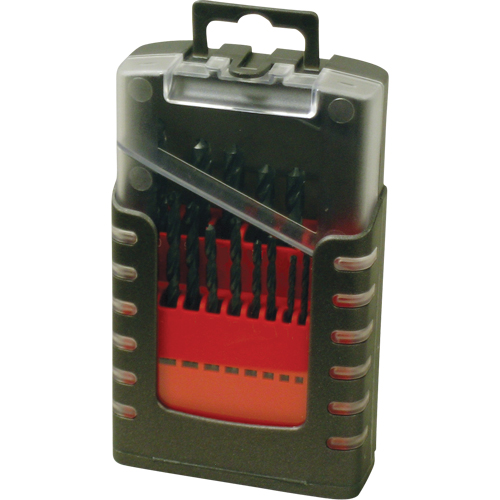Drill Sets, 15 Pieces, High Speed Steel Action Paper