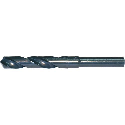 1/2" Reduced Shank Drill Bit, 1-1/16", High Speed Steel, 3-1/8" Flute, 118° Point Action Paper
