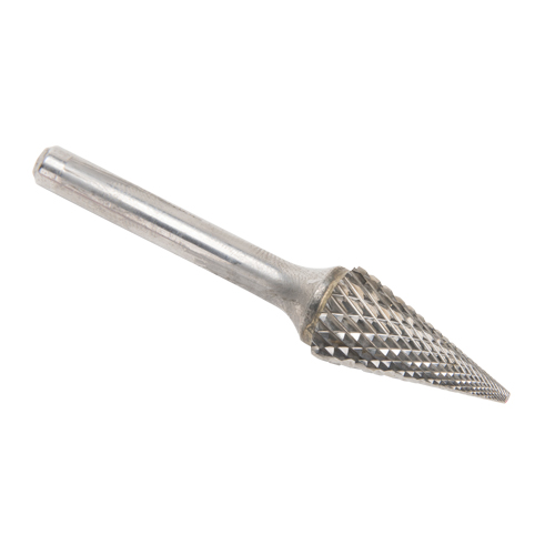 Fraises au carbure solide - Forme conique pointue, SM-5, 1/2" dia., 1/4" Tige, 22,2 mm Prof. de la coupe Action Paper