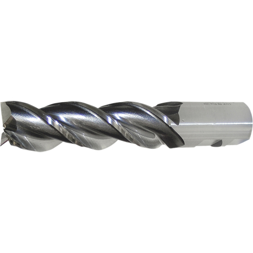 Finisseurs de coupe &agrave; embout carr&eacute; simple centr&eacute; en m&eacute;tal en poudre PM Plus, 1" dia., 3 cannelures Action Paper