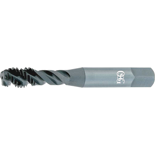 HY-PRO&reg; Spiral Flute Tap, High Speed Steel, 8-32 Thread, 2-1/8" L Action Paper