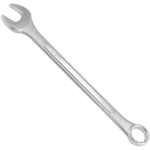 Long Pattern Fully Polished Combination Wrench, 1/4", Chrome Finish Action Paper