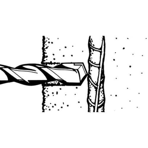 Rotary Rebar Cutters, 3/8", SDS-Plus Shank, Carbide Action Paper