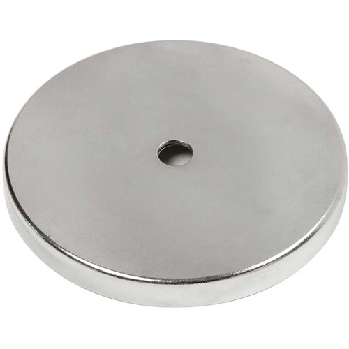 Low Profile Cup Magnets, 1-1/4" Dia., 35 lbs. Pull Action Paper