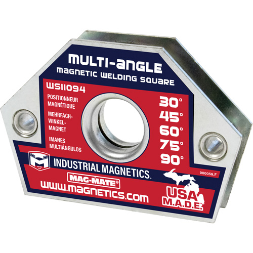 Magnetic Welding Squares, 4-3/8" L x 3/4" W x 3" H, 55 lbs. Action Paper