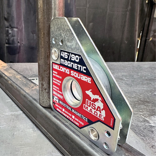 Magnetic Welding Squares, 3-3/4" L x 3/4" W x 4-3/8" H, 75 lbs. Action Paper